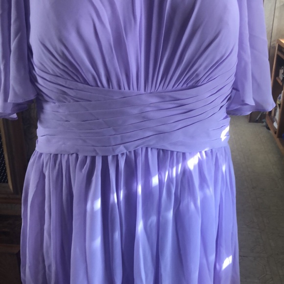 Lilac Maid of Honor Wedding Dress/Gown from AW Bridal! Free Size - Picture 13 of 17